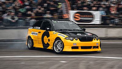 BMW E46 Compact drift bolidas 220HP